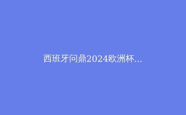 西班牙问鼎2024欧洲杯：战术革新与团队精神的完美融合 - 2